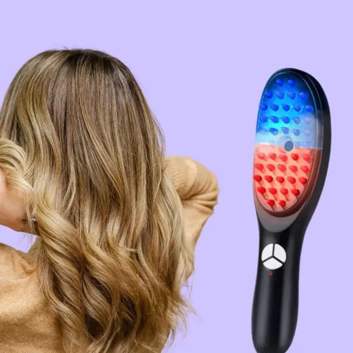 Electric Hair Massage Comb - Meridian Therapy, Stress Relief & Hair Growth Therapy