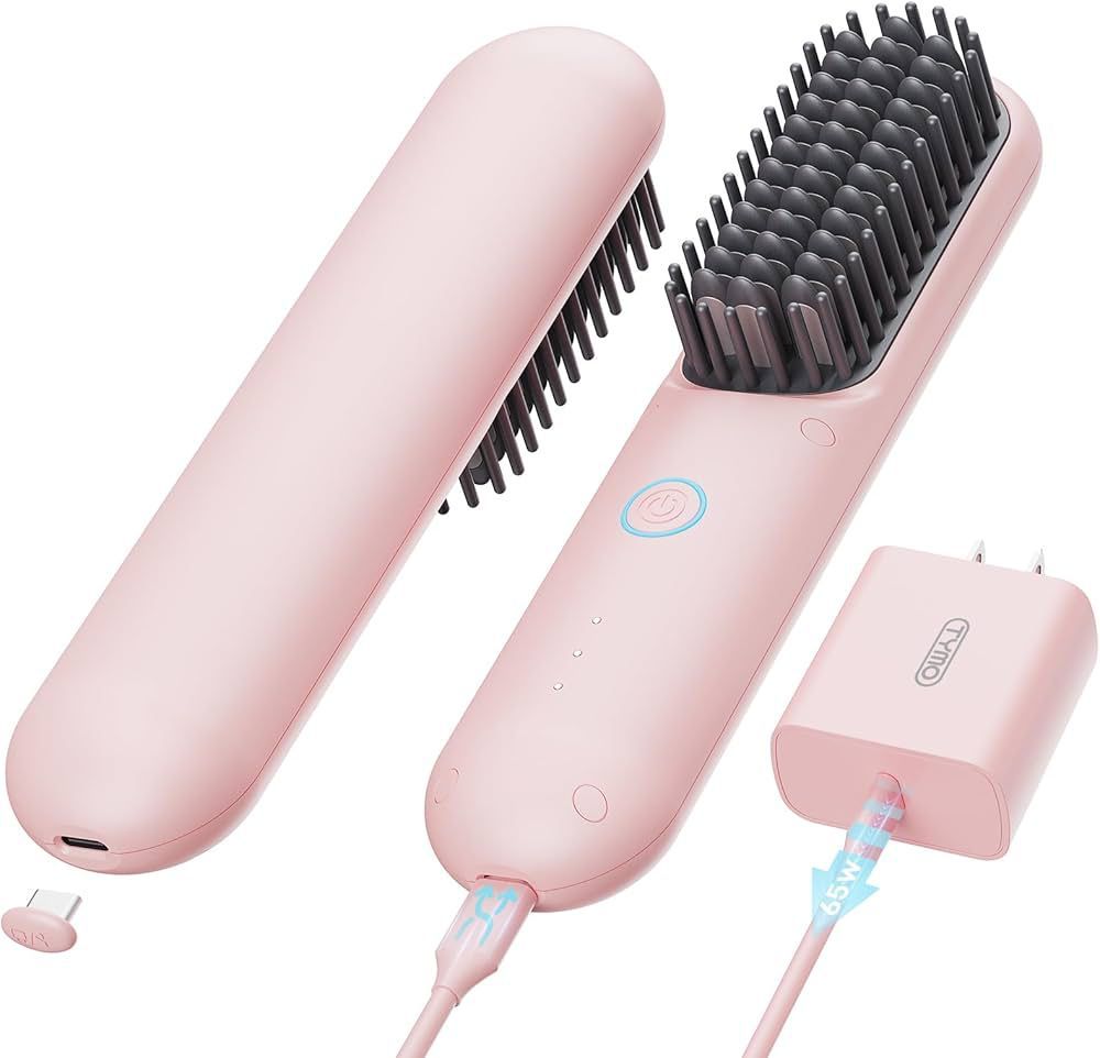 Wireless Hair Straightening Brush
