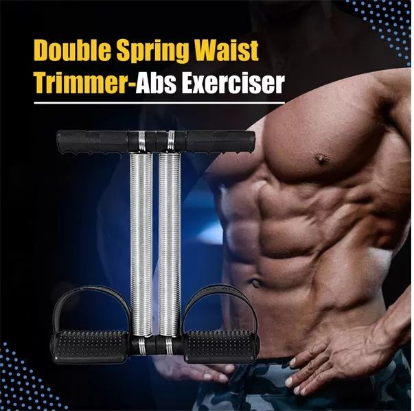 Tummy Trimmer Resistance Trainer | Single & Double Spring Home Workout Tool