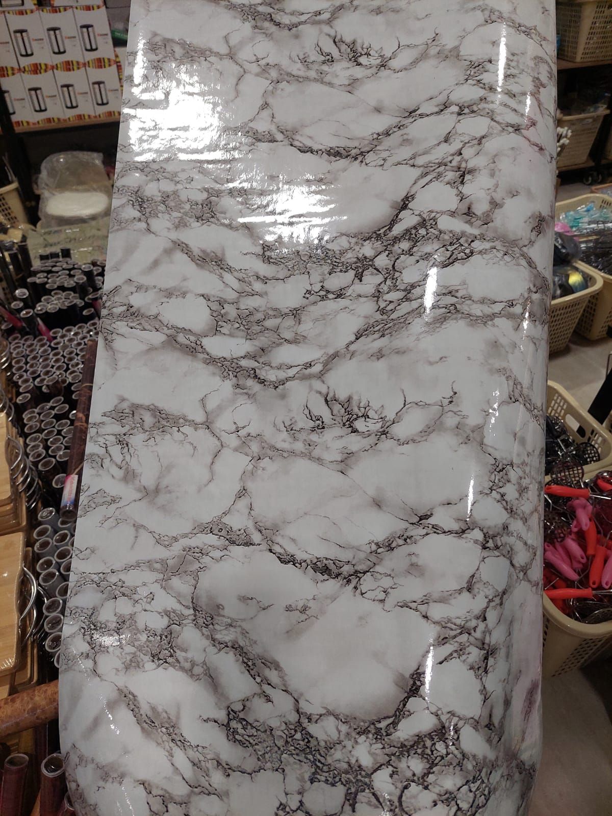 Waterproof Heat-Resistant Self-Adhesive Anti-Oil Kitchen Marble Sheet