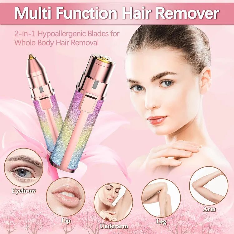 2 in 1 Electric Eyebrow Trimmer and Shaver