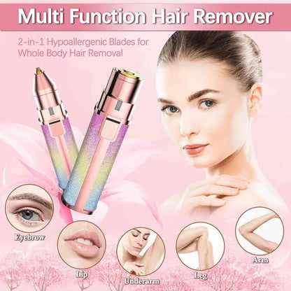 2 in 1 Electric Eyebrow Trimmer and Shaver