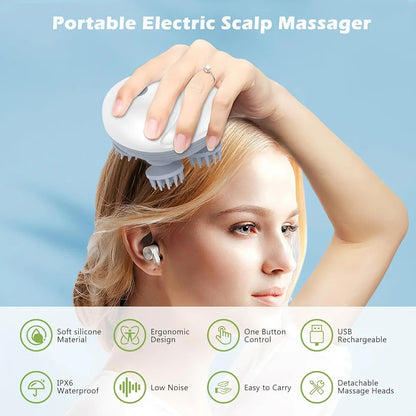Scalp Massager – For Hair Growth & Stress Relief