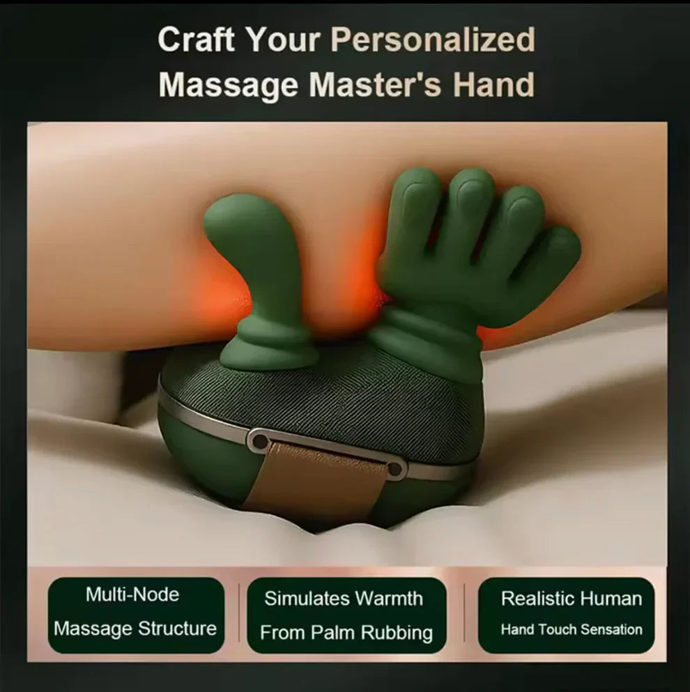 Rechargeable Neck, Back & Shoulders Massager With Heat Therapy