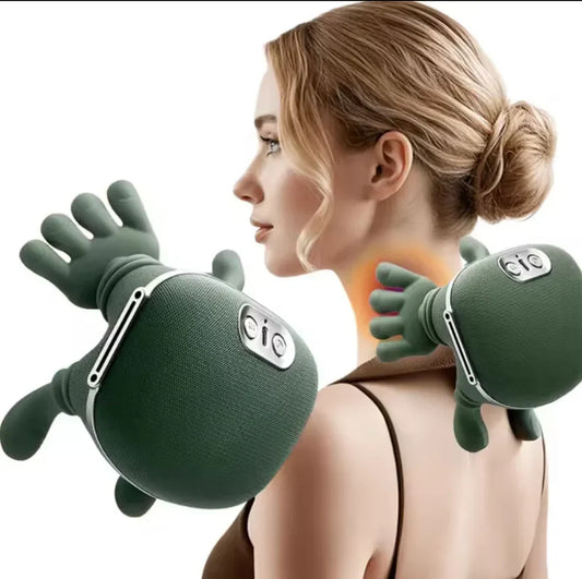 Rechargeable Neck, Back & Shoulders Massager With Heat Therapy