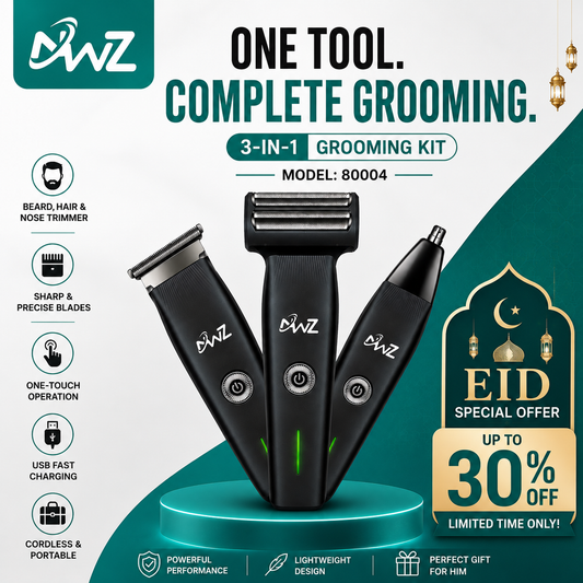 3 in 1 Professional Hair Clipper & Grooming Kit