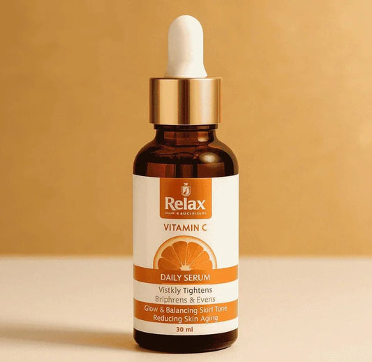 Relax Vitamin C Daily Face Serum – Brightening, Anti-Aging & Hydrating Formula (30 ml)