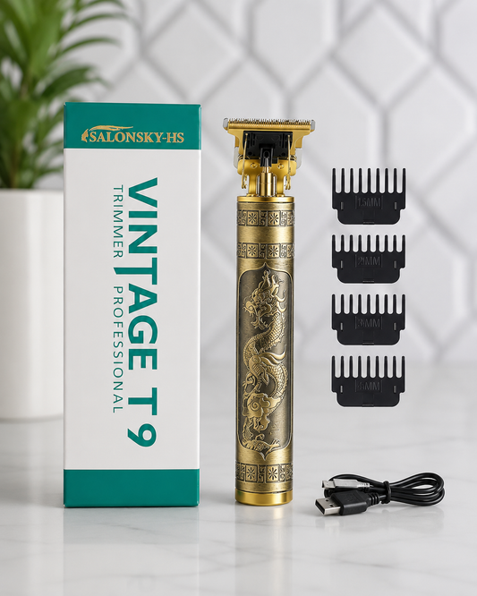 Dragon Style Vintage T9 Hair Trimmer - Metal Body