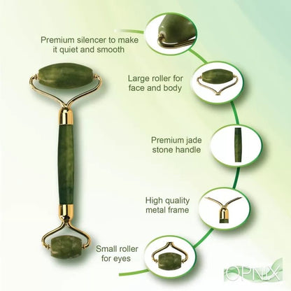 Jade Roller and Gua Sha Stone Set